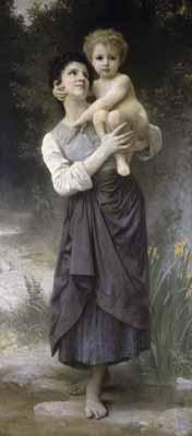 [Bouguereau - Brother and Sister] 
