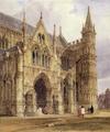 [The North-West Porch of Salisbury Cathedral]
