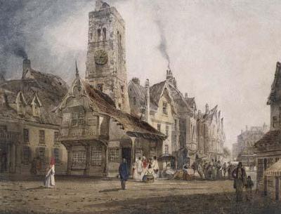 [Boys - View of a Market Square] 