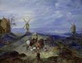 [Landscape with Two Windmills]