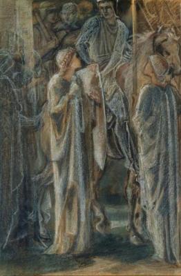 [Burne-Jones - Study for The Departure of the Knights] 