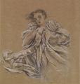 [Study of Flying Drapery, Winter]