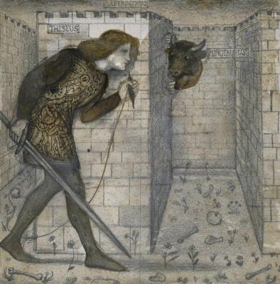 [Burne-Jones - Theseus and the Minotaur in the Labyrinth] 