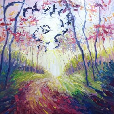 [Bustamante - Crow Vortex Winter Woodland] 