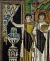 [Courtiers by a Fountain]