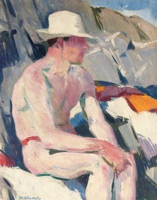 [Cadell - Bather in a White Hat] 