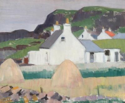 [Cadell - A Croft with Haystacks] 