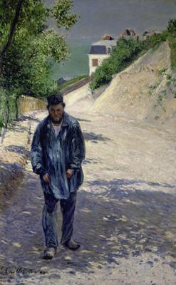 [Caillebotte - Monet in Etretat] 