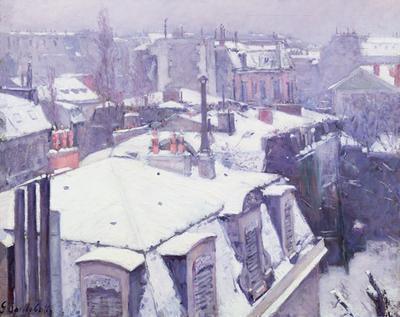 [Caillebotte - Roofs under Snow] 