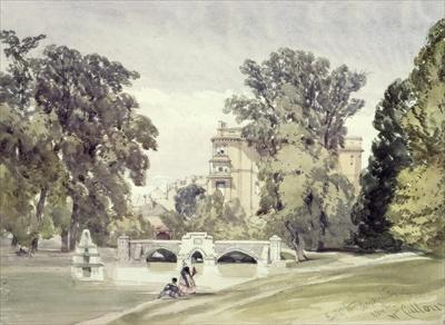 [Callow - West End of the Serpentine, Kensington Gardens, London] 