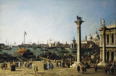 [Canaletto - Bacino di San Marco, from the Piazzetta] 