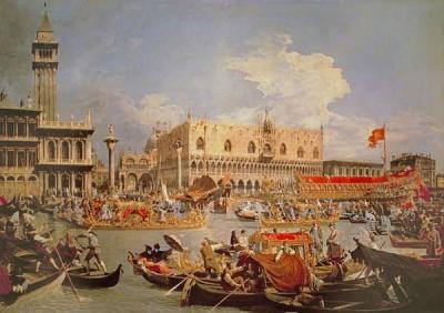 [Canaletto - Return of the Bucintoro on Ascension Day] 