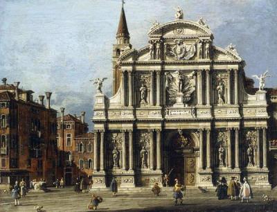 [Canaletto - Church and Campo of Santo Maria Zobenigo] 