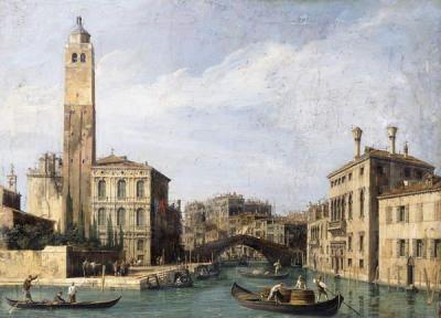 [Canaletto - The Grand Canal with San Geremia, Palazzo Labia and the Entrance to the Cannaregio] 