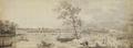 [Old Walton Bridge seen from the Middlesex Shore]