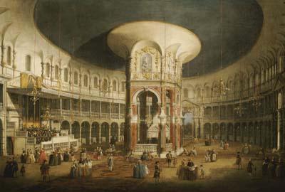 [Canaletto - Ranelagh Gardens, the Interior of the Rotunda] 