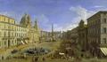 [View of the Piazza Navona]