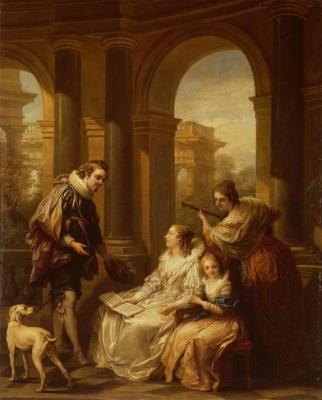 [Carle Van Loo - The Concert] 