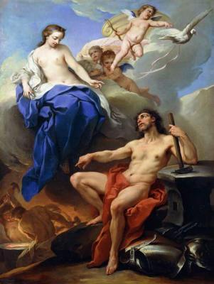 [Carle Van Loo - Venus Requesting Vulcan to make Arms for Aeneas] 