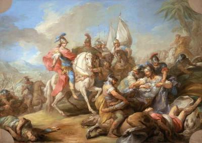 [Carle Van Loo - The Victory of Alexander over Porus] 
