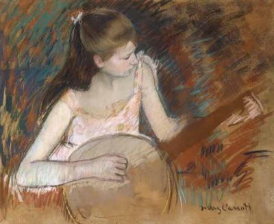 [Cassatt - Girl with a Banjo] 