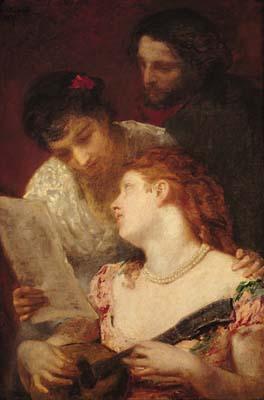 [Cassatt - Musical Party, 1874] 