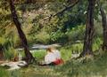[Two Seated Women]