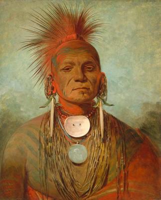 [Catlin - See-Non-Ty-A, an Iowa Medicine Man] 