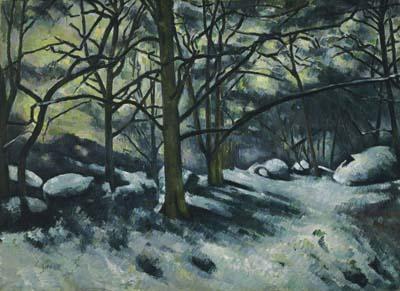 [Cezanne - Melting Snow, Fontainbleau] 