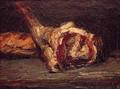 [Still Life of a Leg of Mutton and Bread]