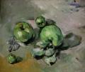 [Still Life of Green Apples]