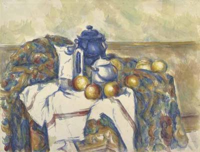[Cezanne - Still Life with Blue Pot] 