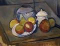 [Still Life with Flawed Vase, Sugar Bowl and Apples]