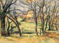 [Trees and Houses Near the Jas de Bouffan]