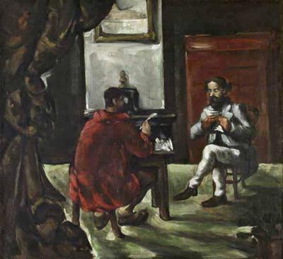 [Cezanne - Zola's Secretary Paul Alexis, Reads to Zola] 