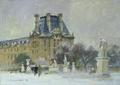 [Snow in the Tuilleries, Paris]