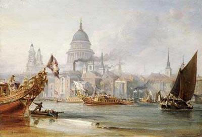 [Chambers - A View of St Paul's from the Thames] 