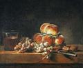 [Still Life of Peaches, Nuts, Grapes and a Glass of Wine]