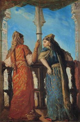 [Chasseriau - Jewish Women at the Balcony, Algiers] 