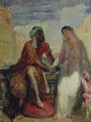[Chasseriau - Othello and Desdemona in Venice] 
