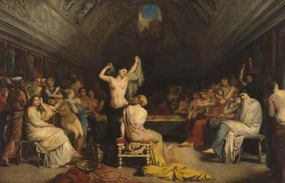 [Chasseriau - Tepidarium, Women in the Baths at Pompeii] 