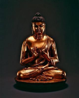 [Chinese School - Buddha Vairocana (Dari), Tang Dynasty] 