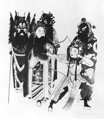 [Chinese School - Using a Bow at the Gate of Yven] 