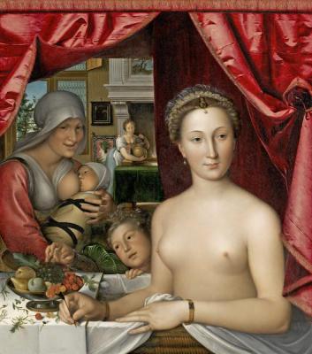 [Clouet - A Lady in her Bath] 