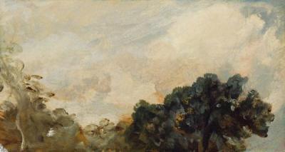 [Constable - Cloud Study with Trees] 