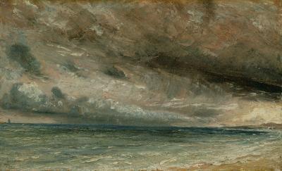 [Constable - The Coast at Brighton, Stormy Evening] 