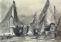 [Fishing Boats on a Beach, Probably at Brighton]