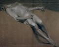 [Study of a Recumbent Male Nude]
