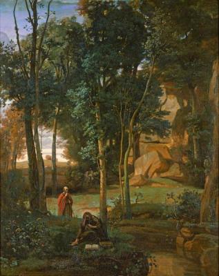 [Corot - Democritus and the Abderites] 