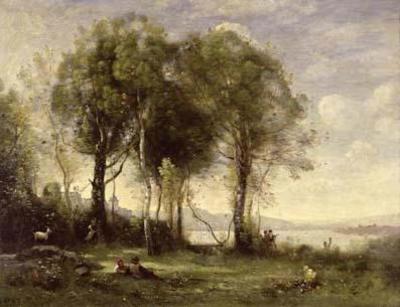 [Corot - Goatherds of Castel Gandolfo] 